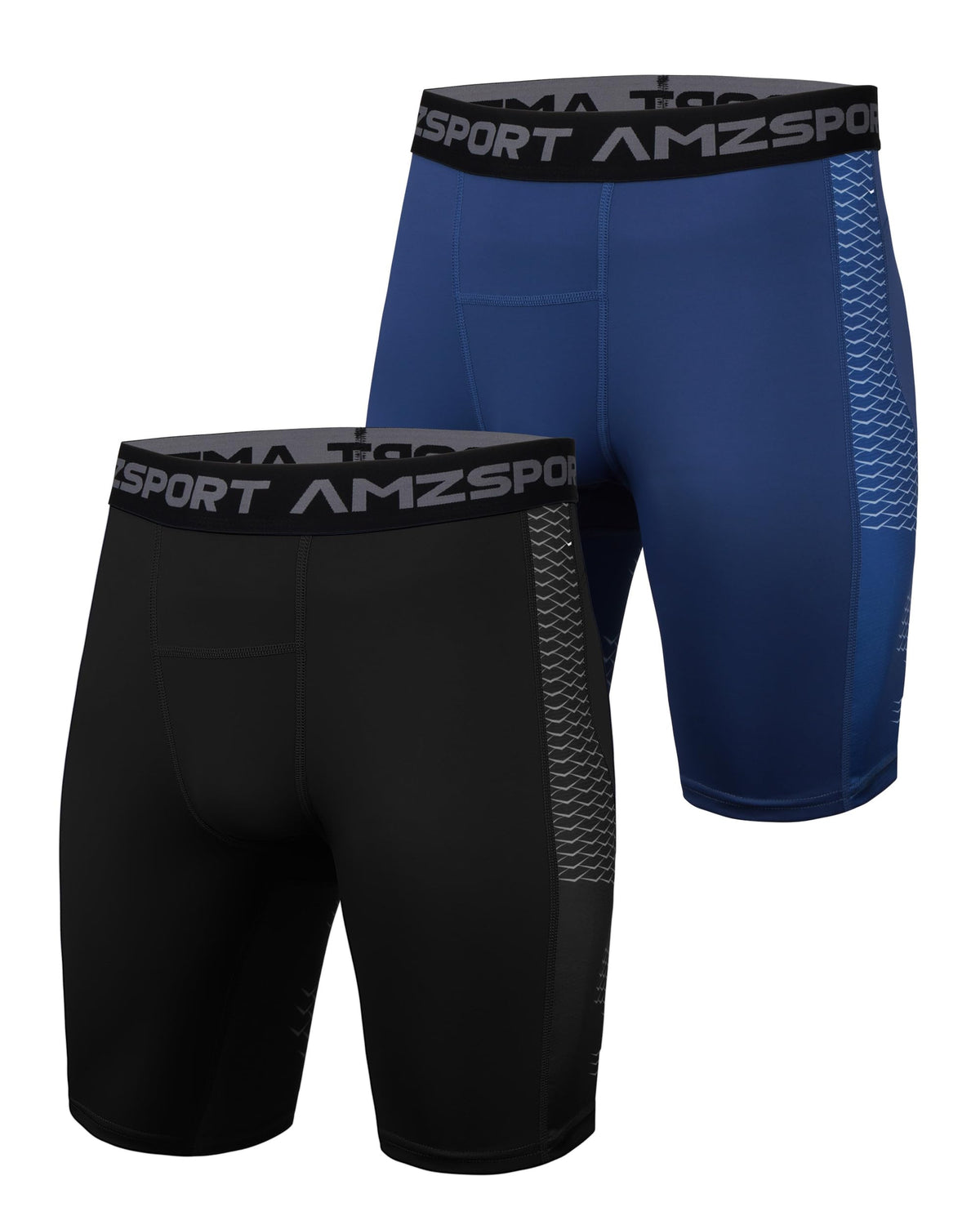 AMZSPORT Men's Breathable Compression Shorts