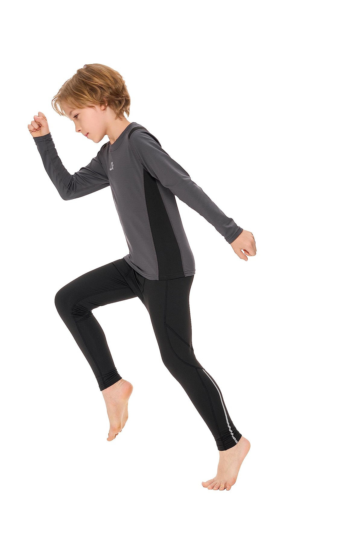AMZSPORT Kids' Thermal Base Layer Set, Warm & Quick-Dry
