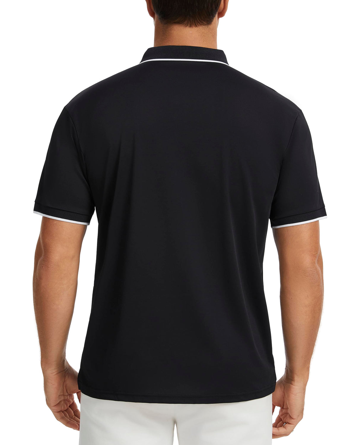 AMZSPORT Men's Short Sleeve Polo Shirt For Golf,Business Or Casual