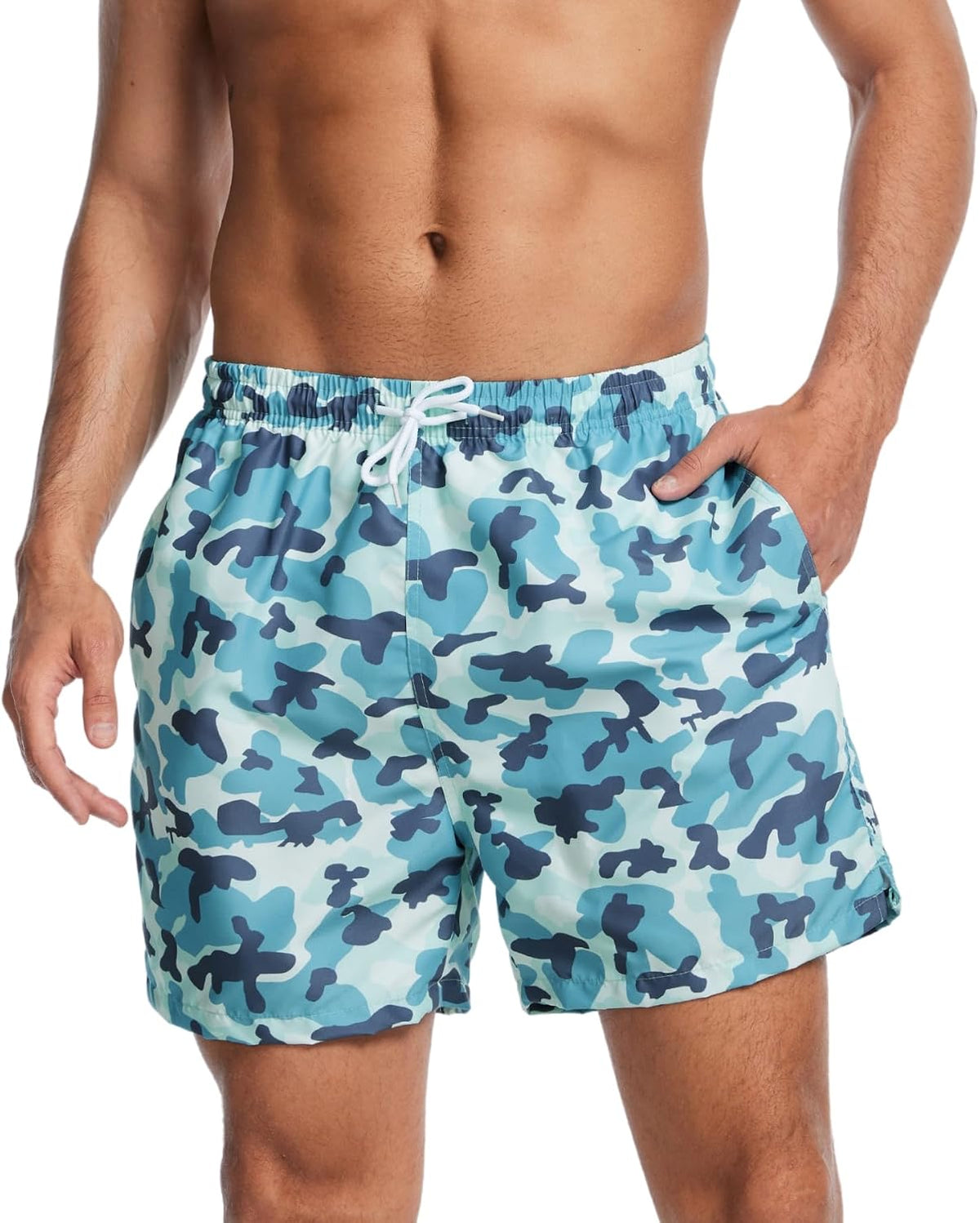 AMZSPORT Men's Swim Trunks