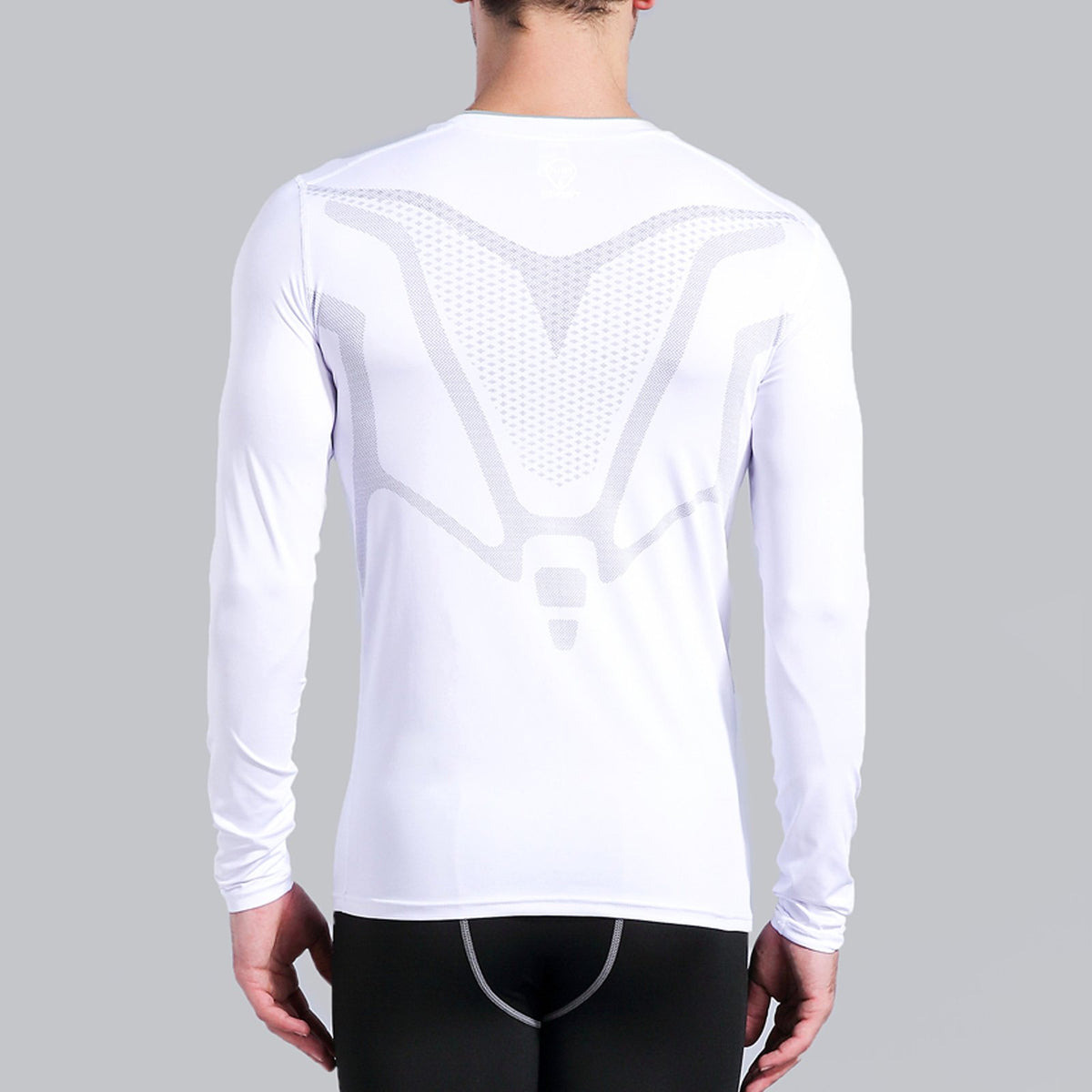 AMZSPORT Men's Long Sleeve Compression Shirt, All-Season