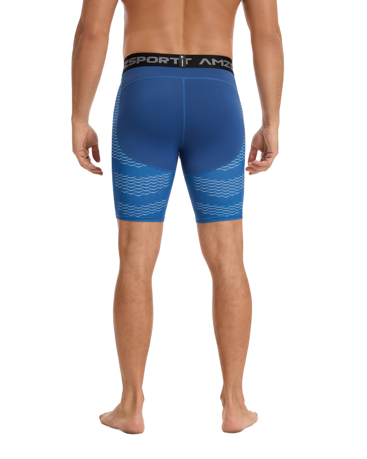AMZSPORT Men's Breathable Compression Shorts