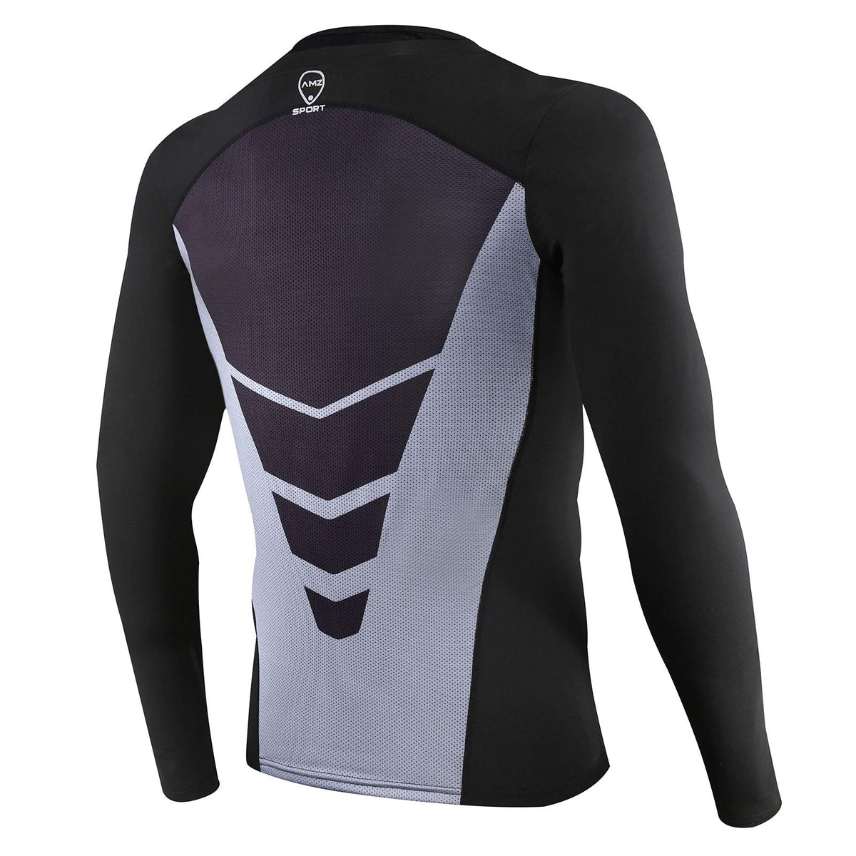 AMZSPORT Men's Long Sleeve Compression Shirt, All-Season