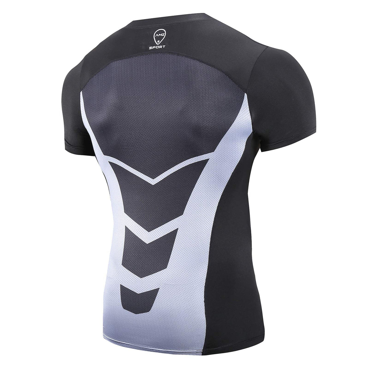 AMZSPORT Men's Compression Shirt, Sports, Quick-Dry, Base Layer Top
