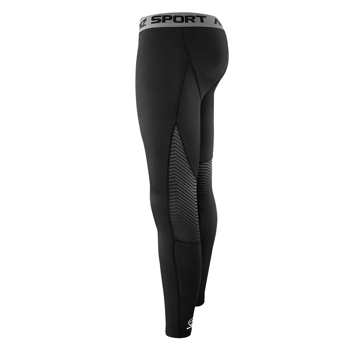 AMZSPORT Men's Quick-Dry Compression Running Tights