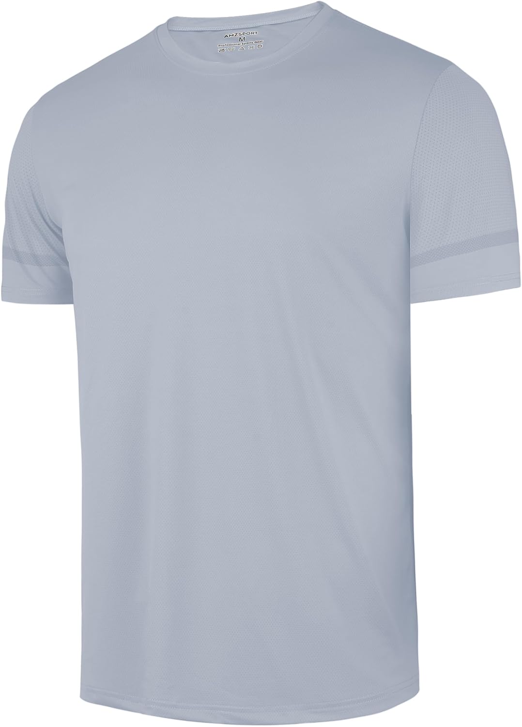 AMZSPORT Men's Quick-Dry Short Sleeve T-Shirt for Gym and Outdoor Sport