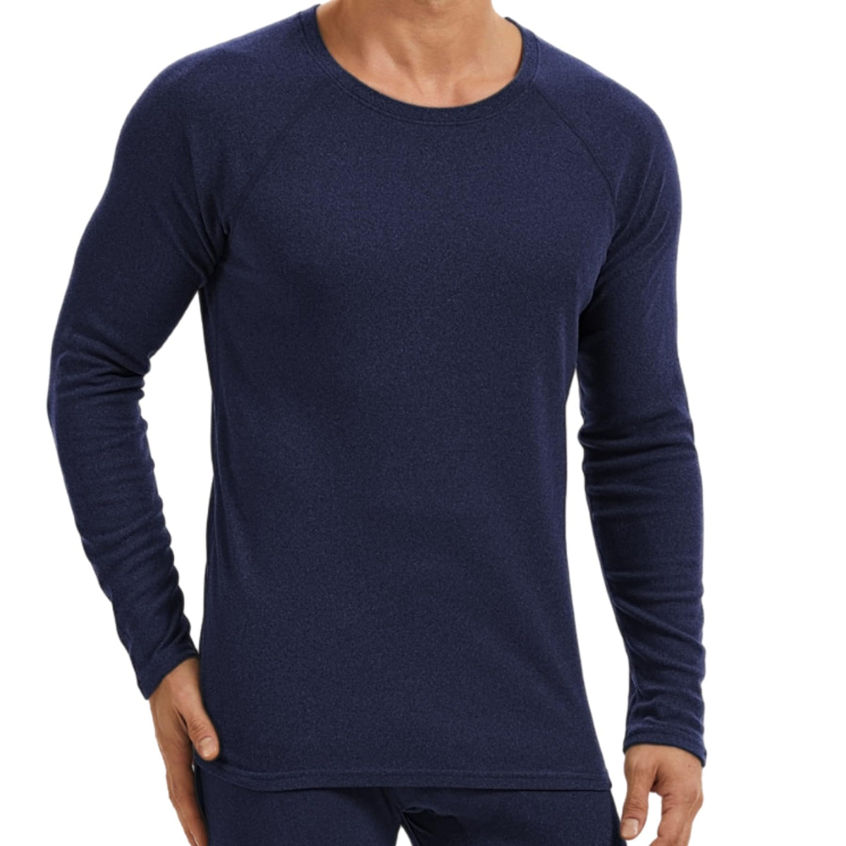 AMZSPORT Men's Thermal Long Sleeve Shirt Winter Ski Base Layer Top
