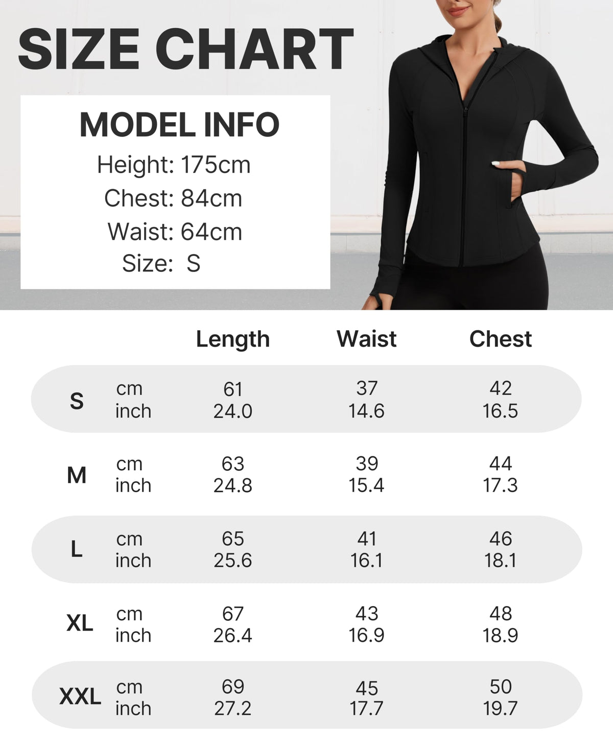AMZSPORT Women's Running Jacket Slim Fit Training Top Yoga Gym Sport