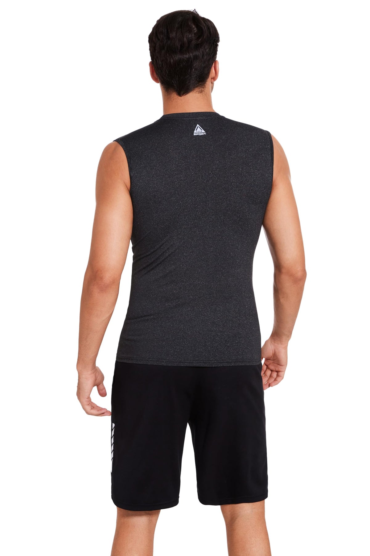 AMZSPORT Men's Sleeveless Compression Tank Top, Breathable