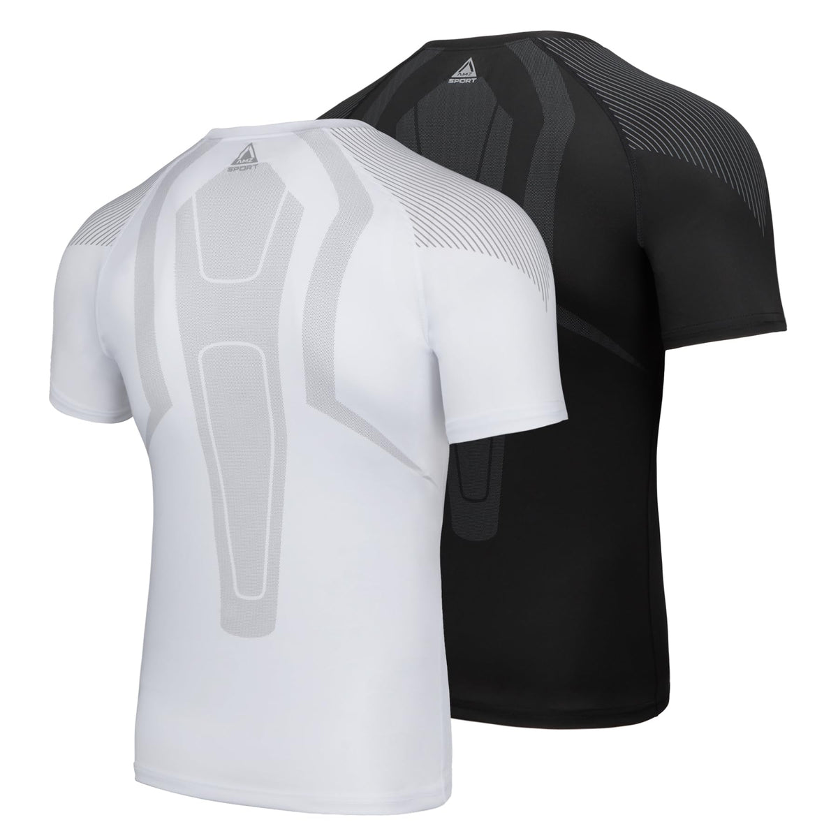 AMZSPORT Men's Compression Shirt, Sports, Quick-Dry, Base Layer Top