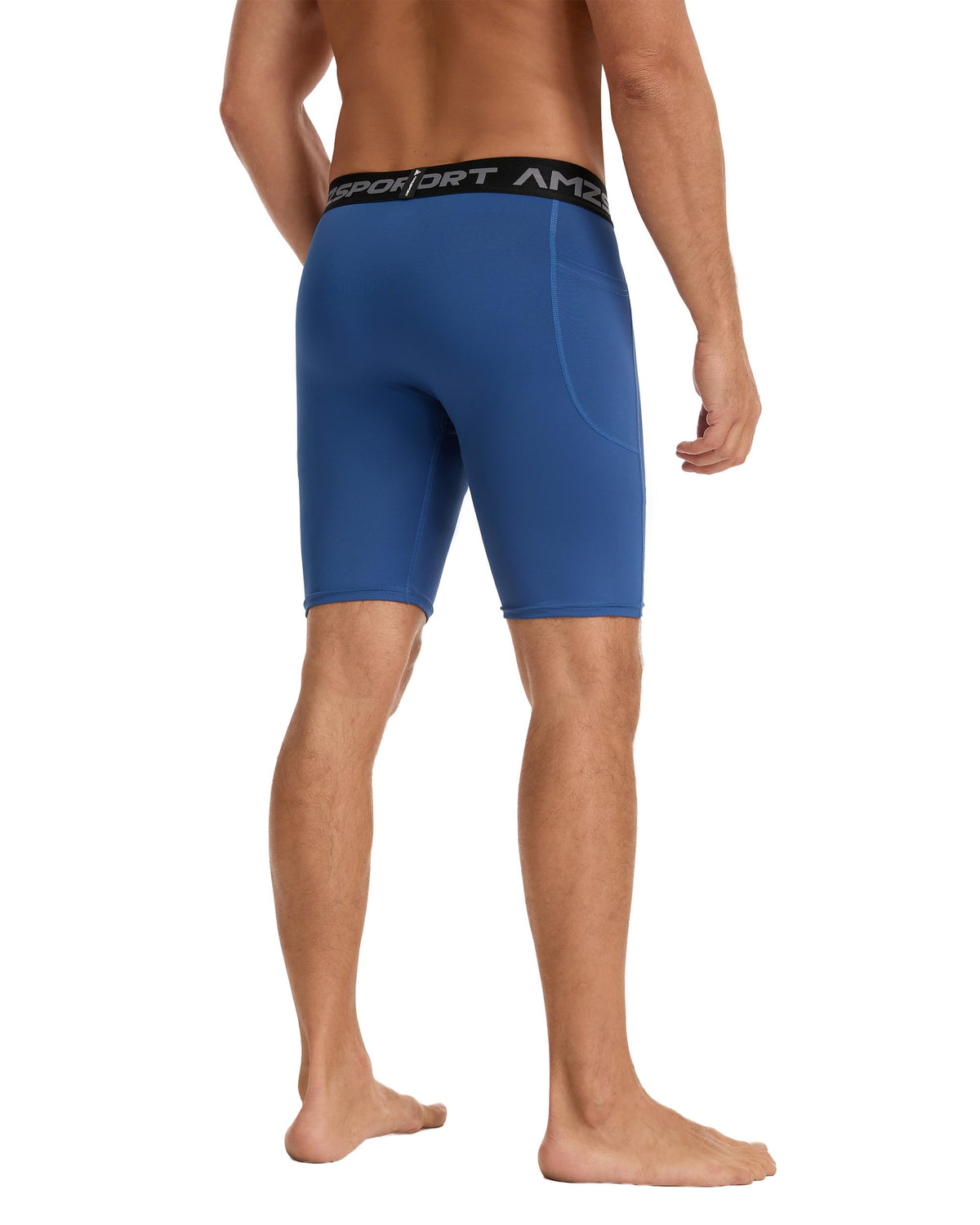 AMZSPORT Men's Breathable Compression Shorts