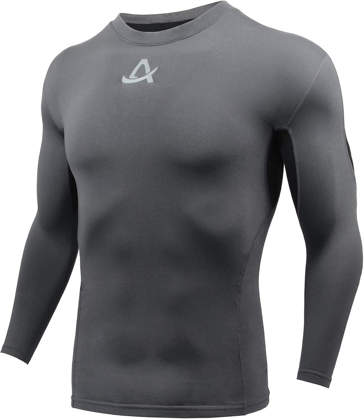 AMZSPORT Men's Long Sleeve Compression Shirt, Breathable