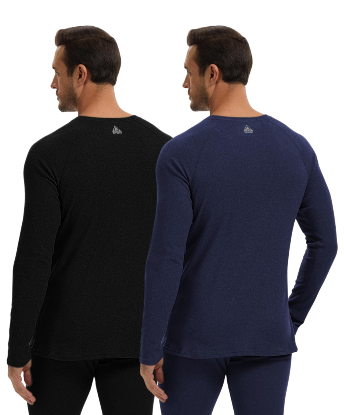 AMZSPORT Men's Thermal Long Sleeve Shirt Winter Ski Base Layer Top