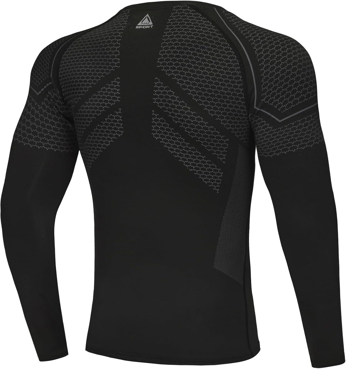 AMZSPORT Men's Long Sleeve Compression Shirt