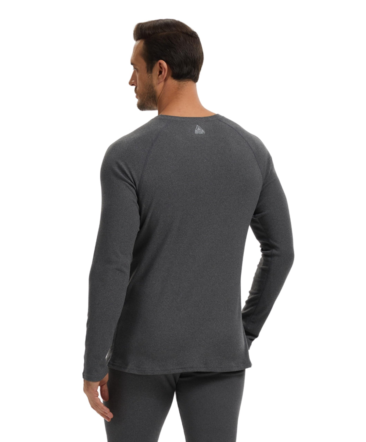 AMZSPORT Men's Thermal Long Sleeve Shirt Winter Ski Base Layer Top