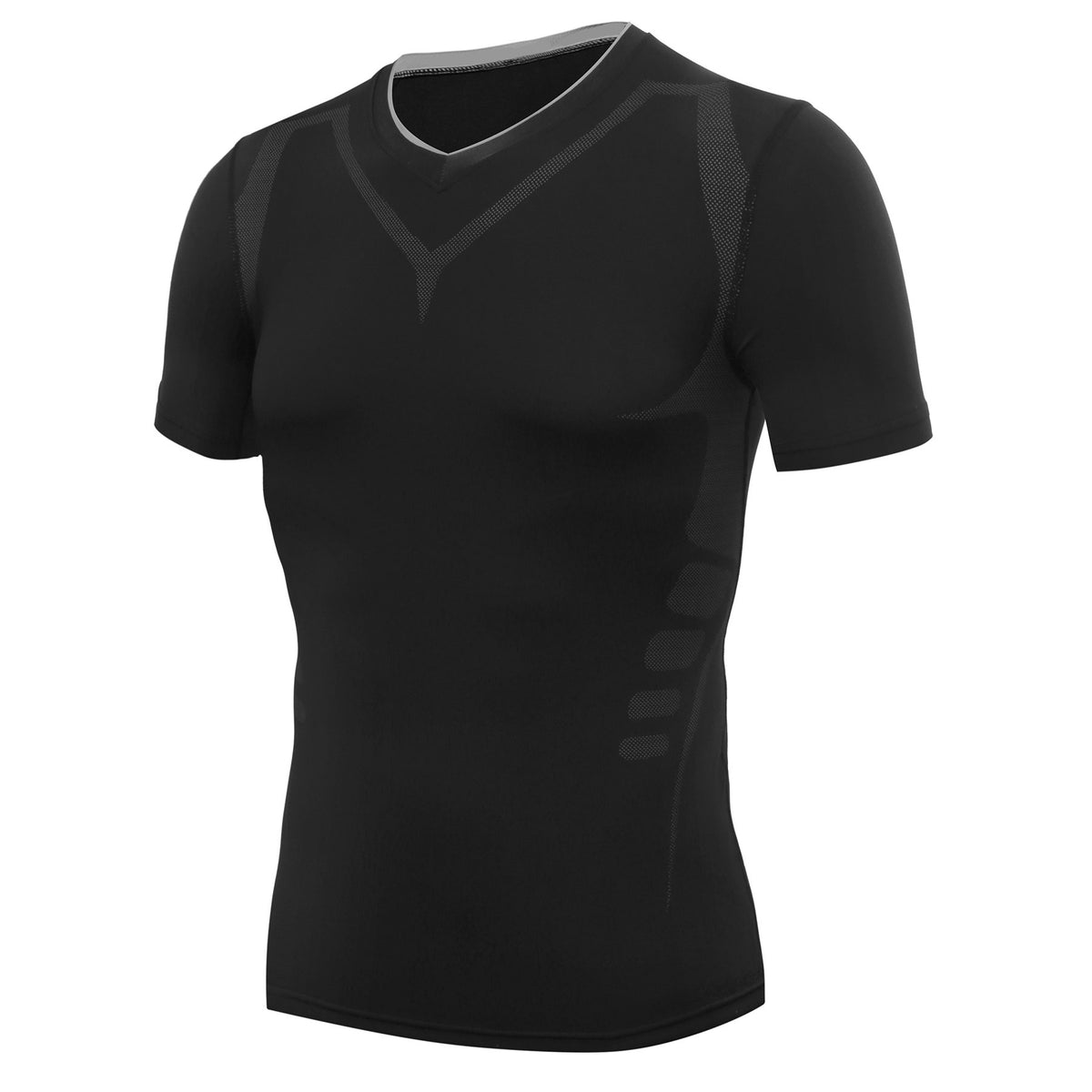 AMZSPORT Men's Compression Shirt, Sports, Quick-Dry, Base Layer Top