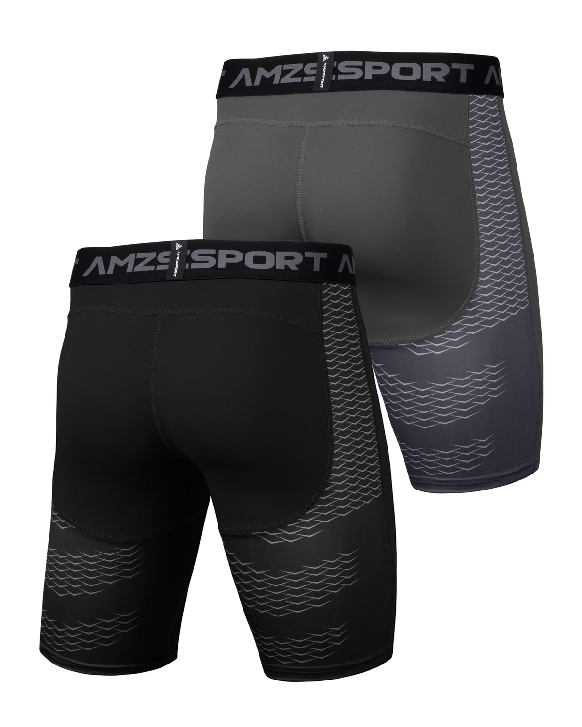 AMZSPORT Men's Breathable Compression Shorts