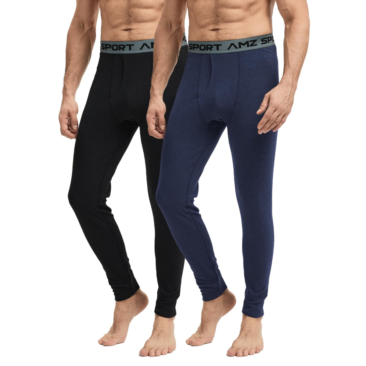 AMZSPORT Men's Thermal Underwear Long Johns Winter Base Layer Pants