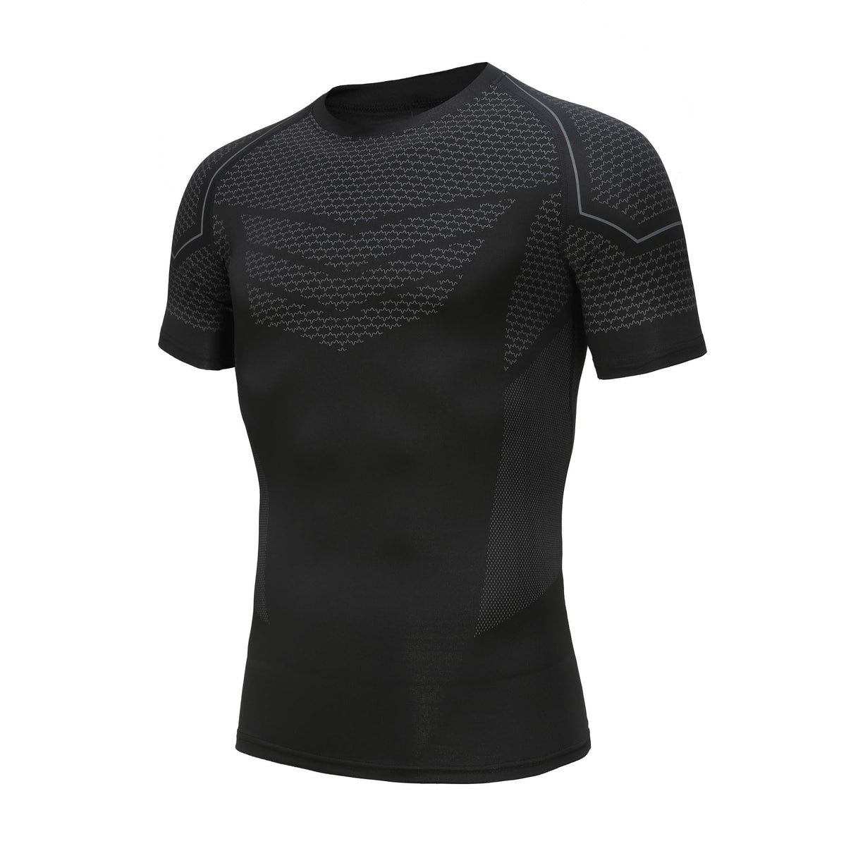 AMZSPORT Men's Compression Shirt, Sports, Quick-Dry, Base Layer Top