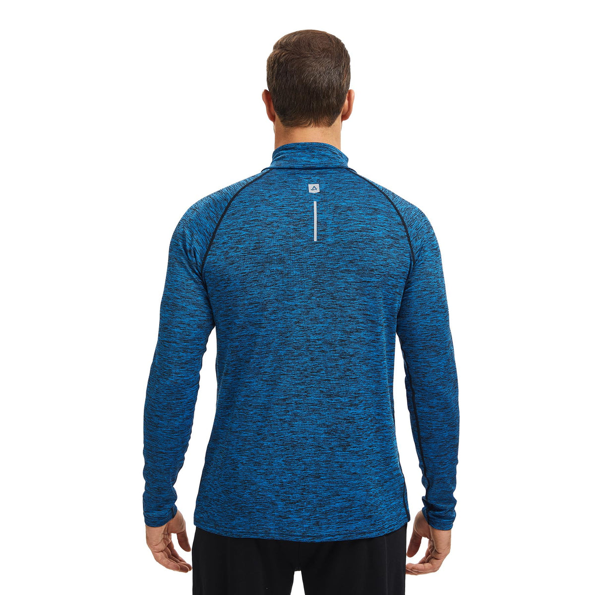 AMZSPORT Men's 1/4 Zip Long Sleeve Running & Training Shirt