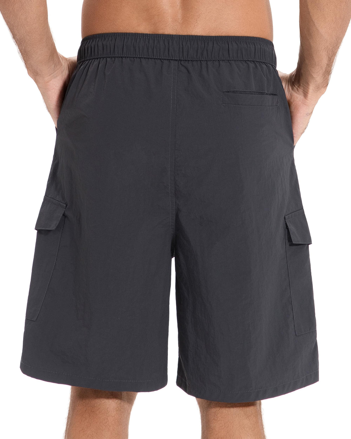 AMZSPORT Men's Lightweight Cargo Shorts with 5 Pockets
