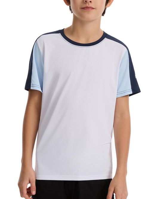 AMZSPORT Kids Unisex Short Sleeve Sports T-Shirt For Football Training