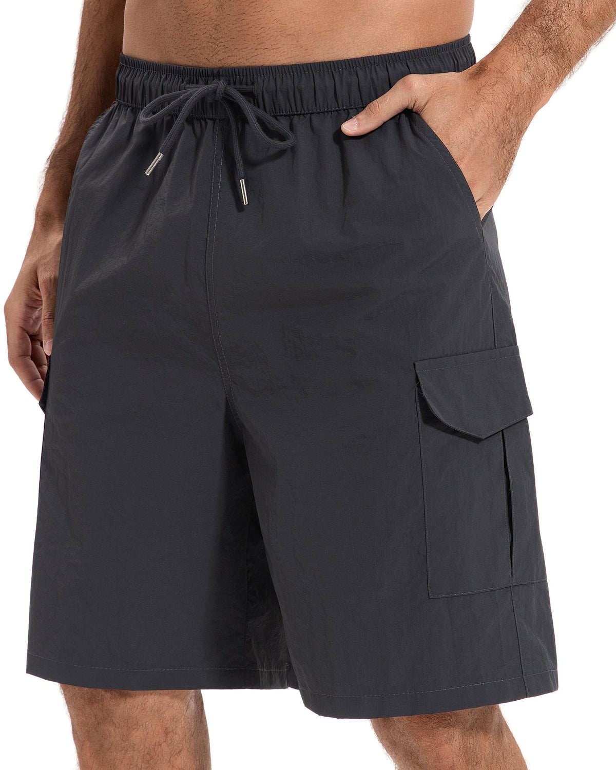 AMZSPORT Men's Lightweight Cargo Shorts with 5 Pockets