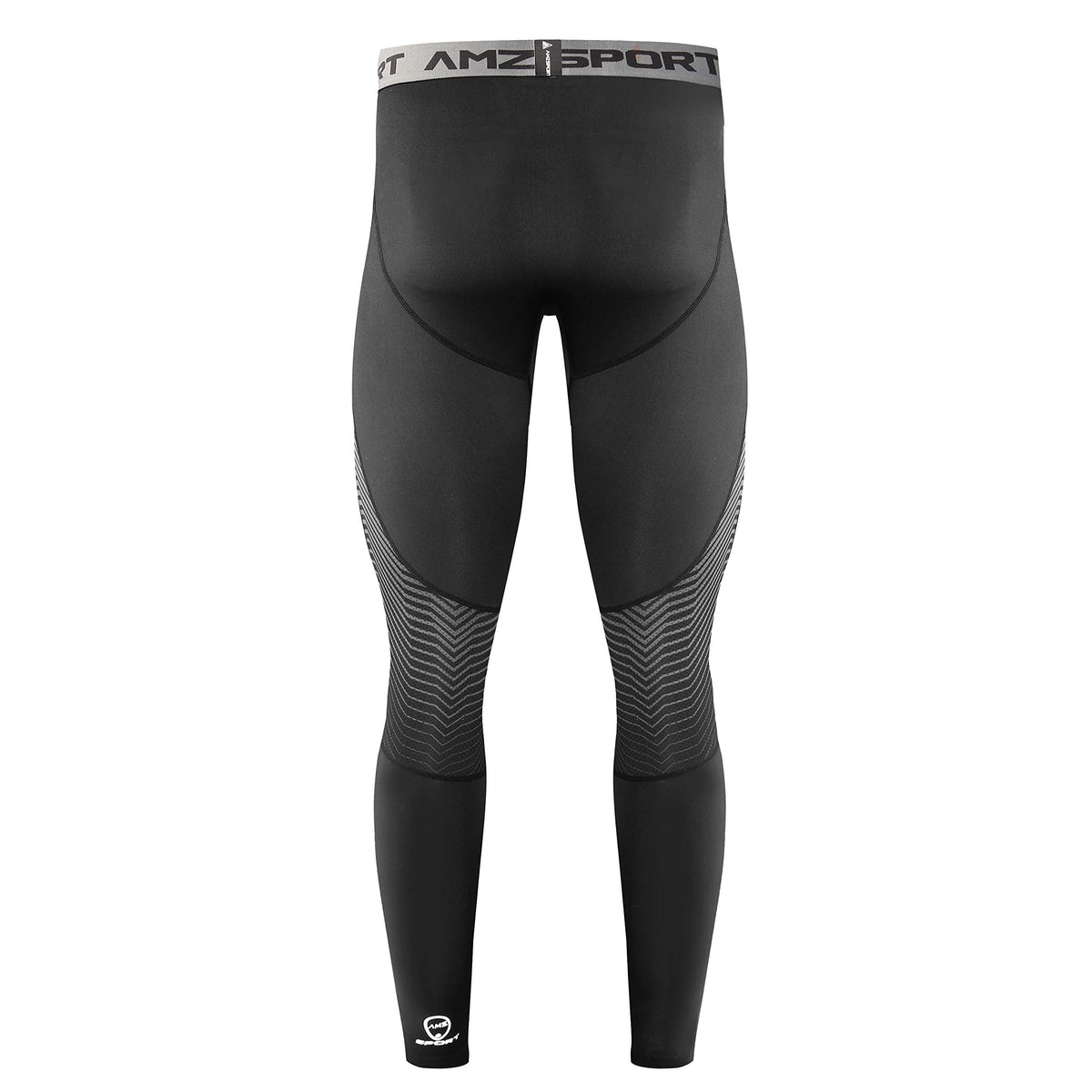 AMZSPORT Men's Quick-Dry Compression Running Tights