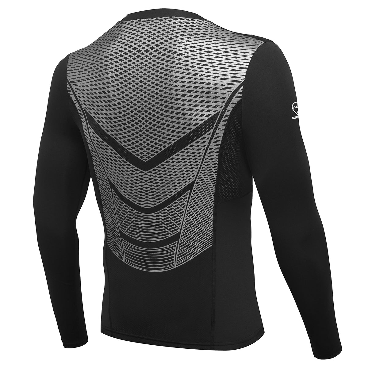 AMZSPORT Men's Long Sleeve Compression Shirt, All-Season