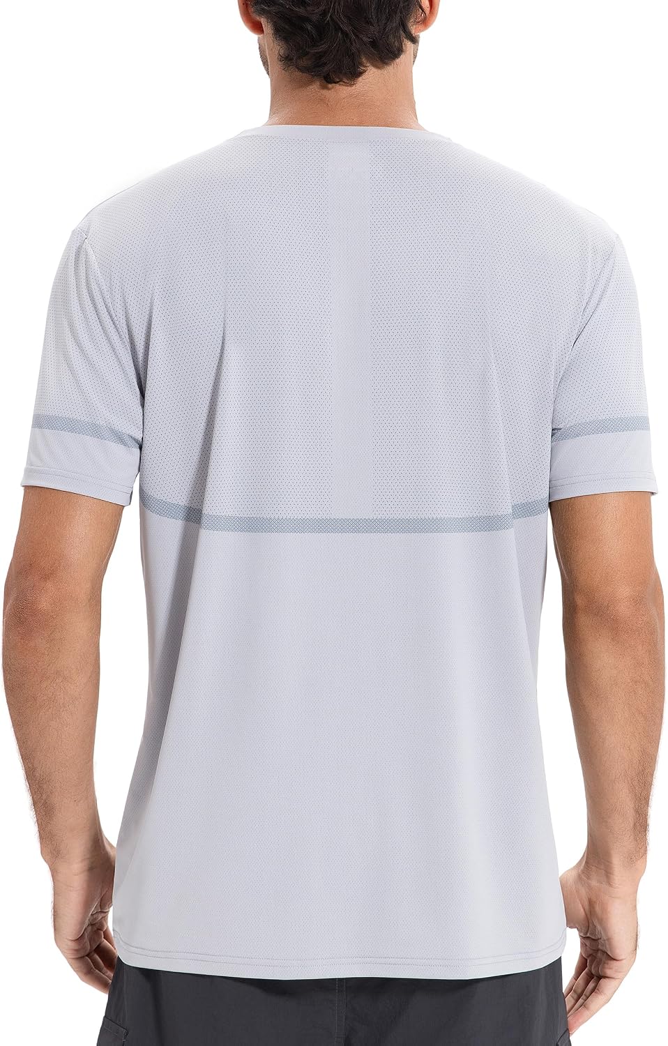 AMZSPORT Men's Quick-Dry Short Sleeve T-Shirt for Gym and Outdoor Sport
