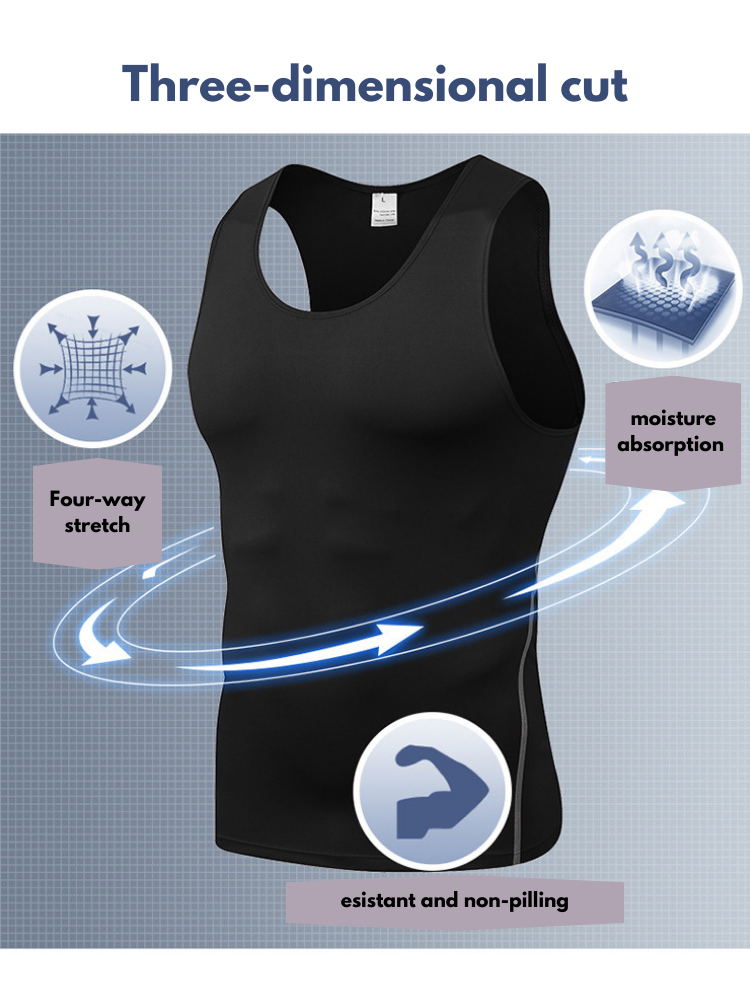 Men's Training Tight Vest Basketball Fitness Running climbing