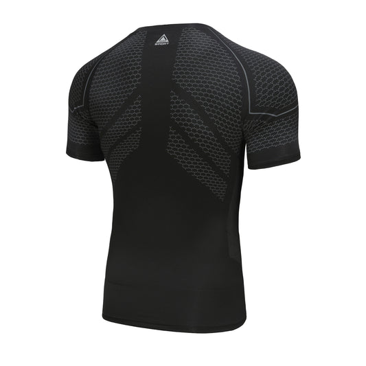 Amzsport Men's Compression Short-Sleeved TRAINING TOP